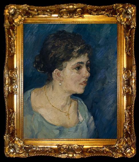 framed  Vincent Van Gogh Kop van een vrouw, ta009-2